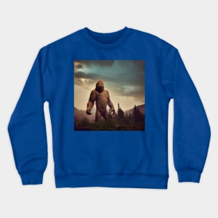 Sasquatch in Nature Crewneck Sweatshirt